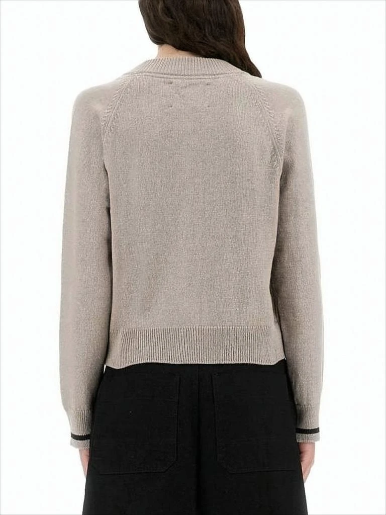Margaret Howell Cropped Cardigan with Round Neckline 3
