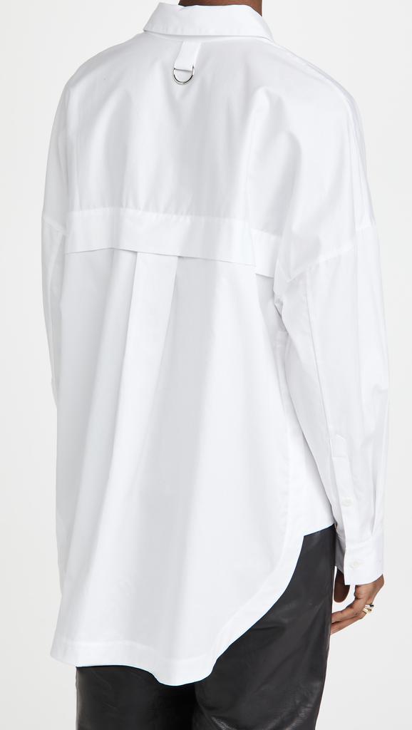 Tibi Classic Shirting Oversized Shirt