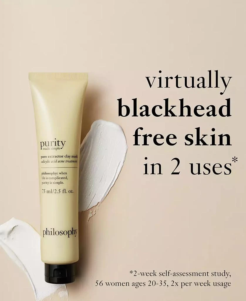 philosophy Purity Made Simple Pore Extractor Exfoliating Clay Mask, 2.5 oz 5