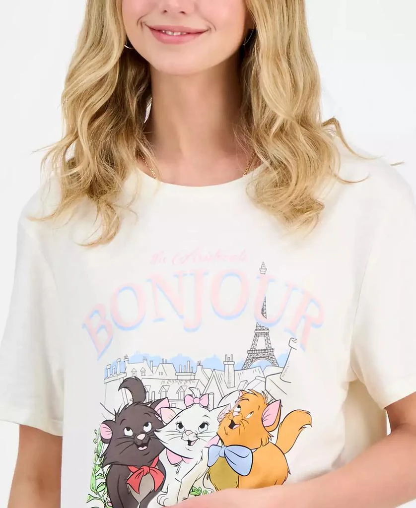 Love Tribe Juniors' Bonjour Graphic-Print T-Shirt 3