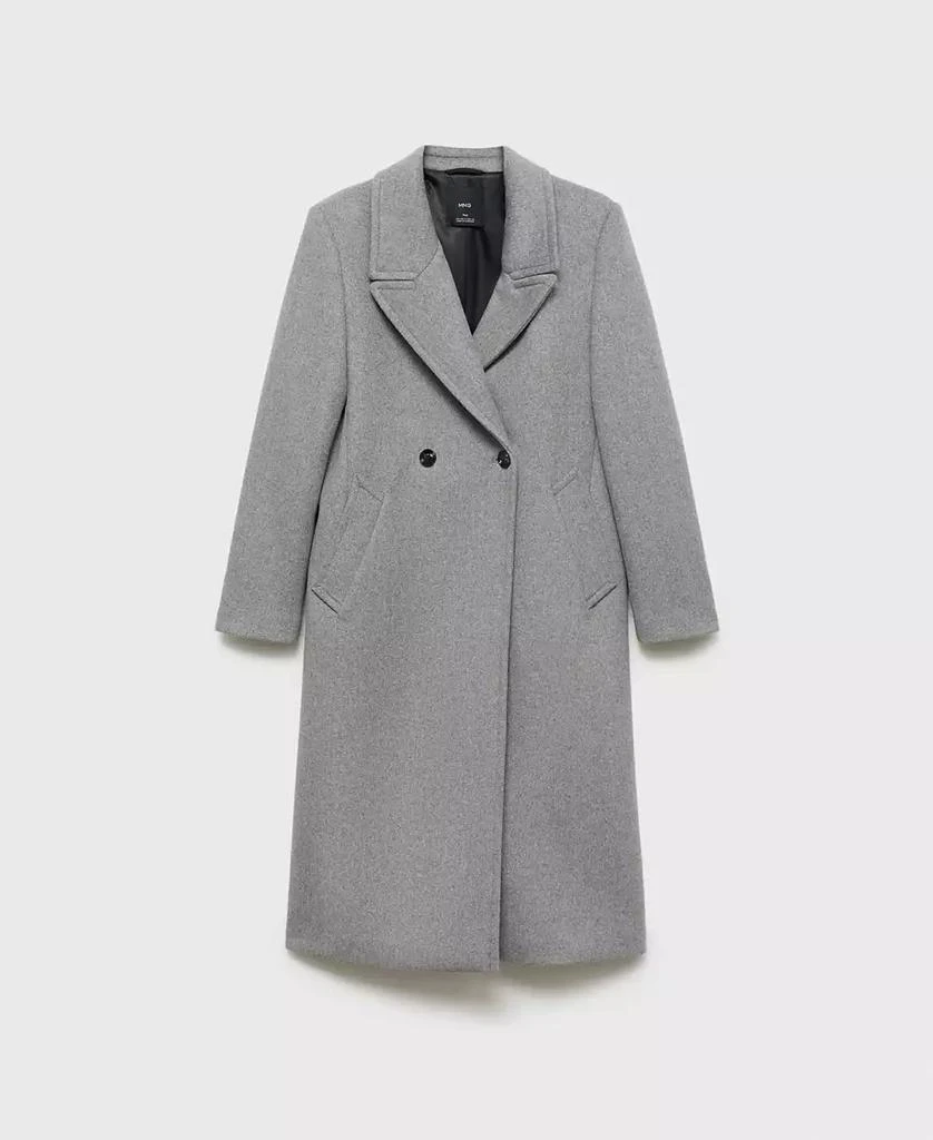 Mango Women's Lapels Wool Coat 9