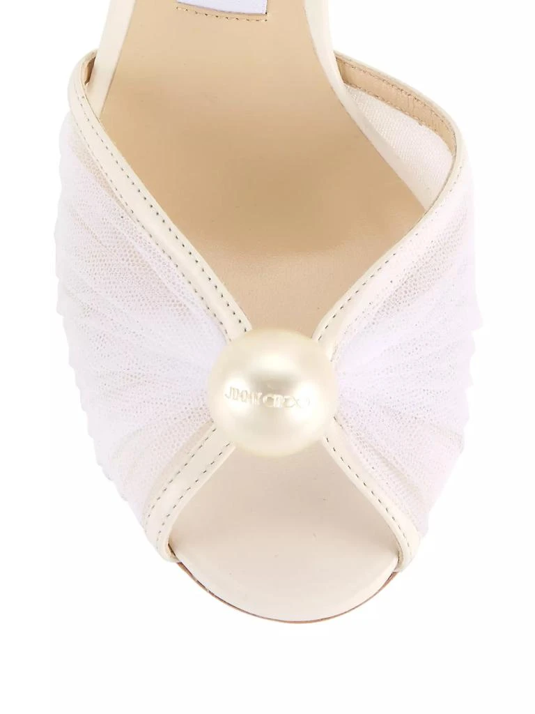 Jimmy Choo Sacaria 85MM Tulle Sandals 4
