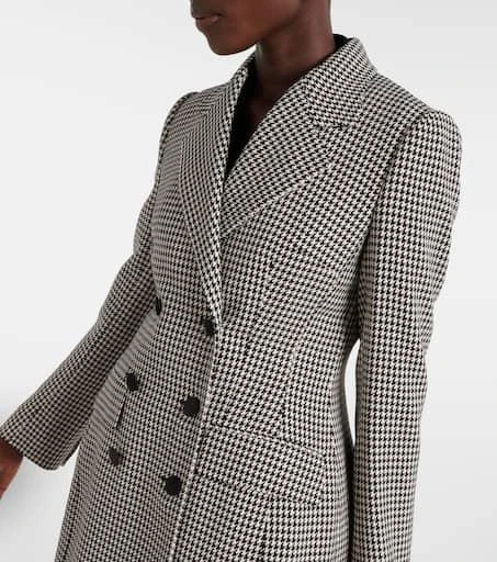 Dolce & Gabbana Houndstooth wool-blend blazer 6