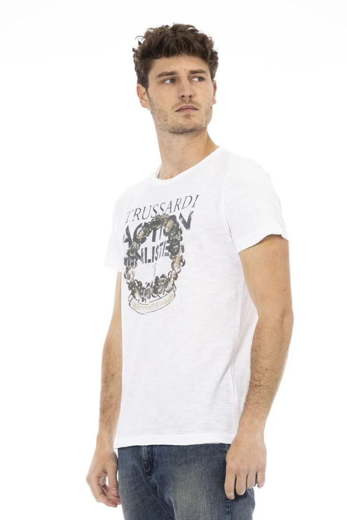 Trussardi Action Trussardi Action White Cotton T-Shirt 2