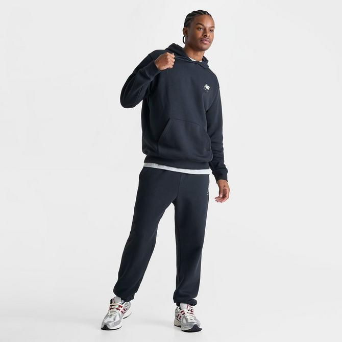 Shop Men's New Balance Linear Graphic Fleece Hoodie on Sale