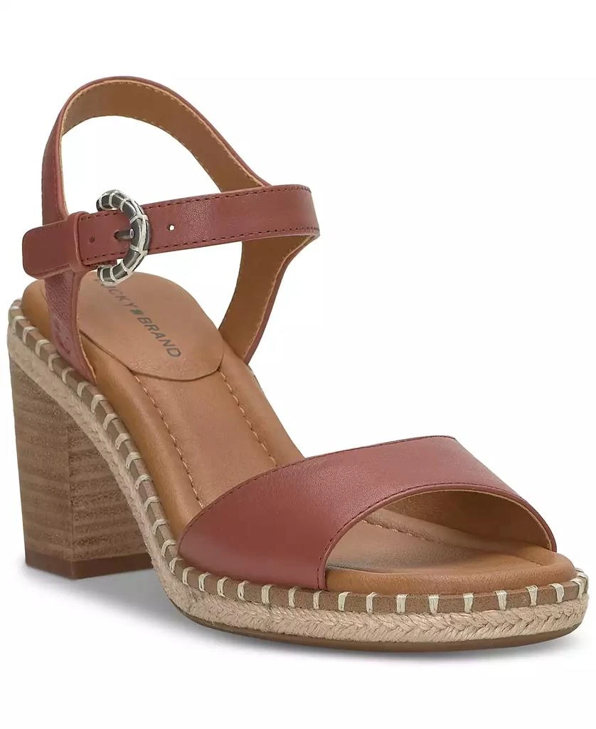 Lucky Brand Women's Jennyl Block-Heel Espadrille Sandals 1