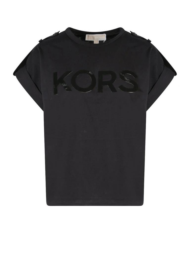 Michael Michael Kors Michael Michael Kors Logo Detailed Crewneck T-Shirt 1