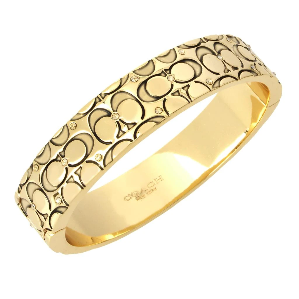 COACH Quilted C Hinged Bangle Bracelet 2