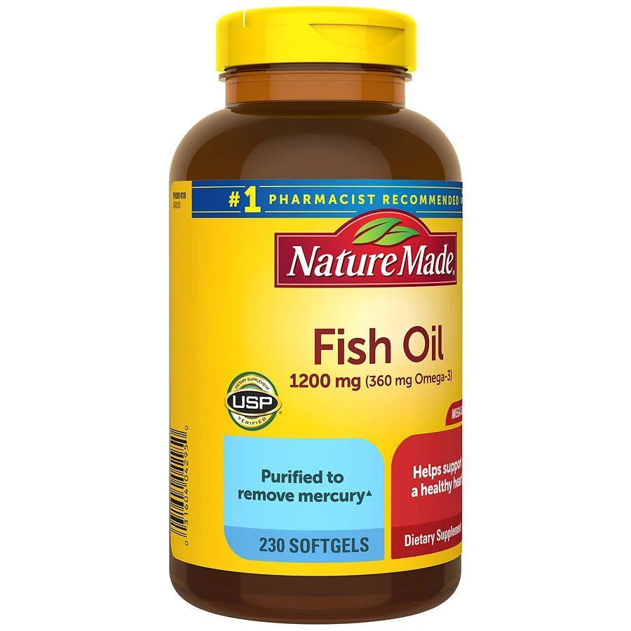 Nature Made Fish Oil 1200 mg Softgels 5