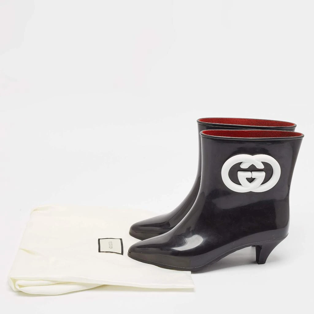 Gucci Gucci Black Rubber Ankle Length Boots Size 38 9