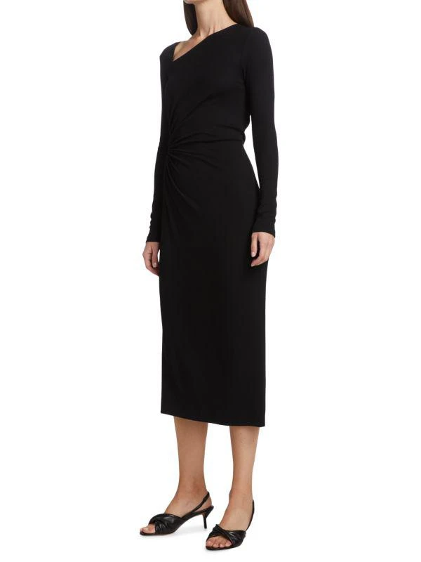 LNA Ami Cut-Out Rib-Knit Dress 3