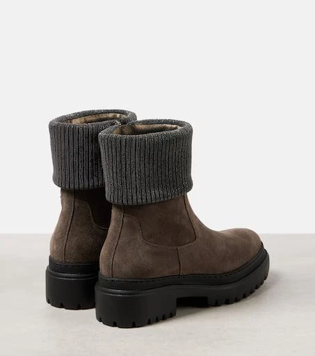 Brunello Cucinelli Monili suede Chelsea boots 2