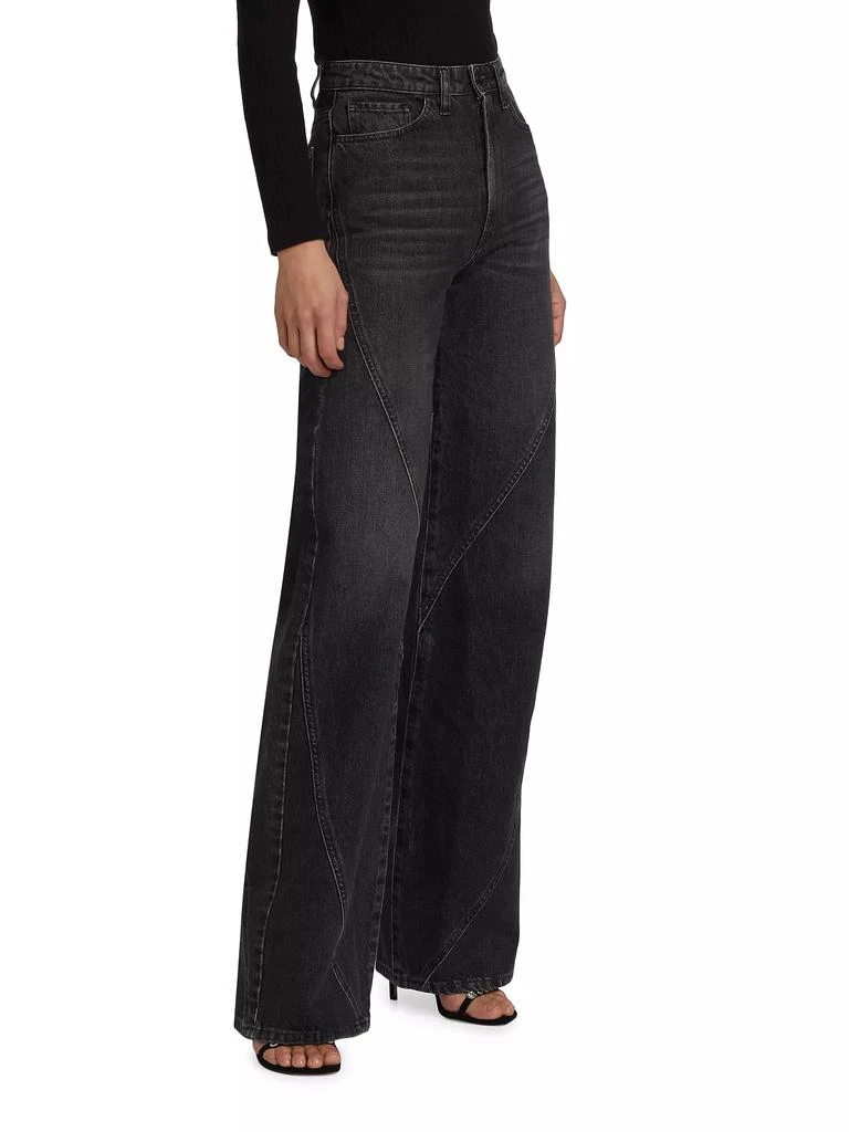 3x1 Helix Flip High-Rise Wide-Leg Jeans 4