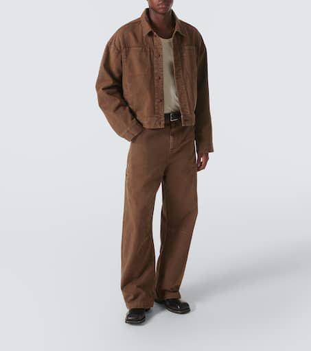 idem loose denim jacket ブラウン Entire Studios Men's' Gem Denim Jacket in Brown | LN-CC®