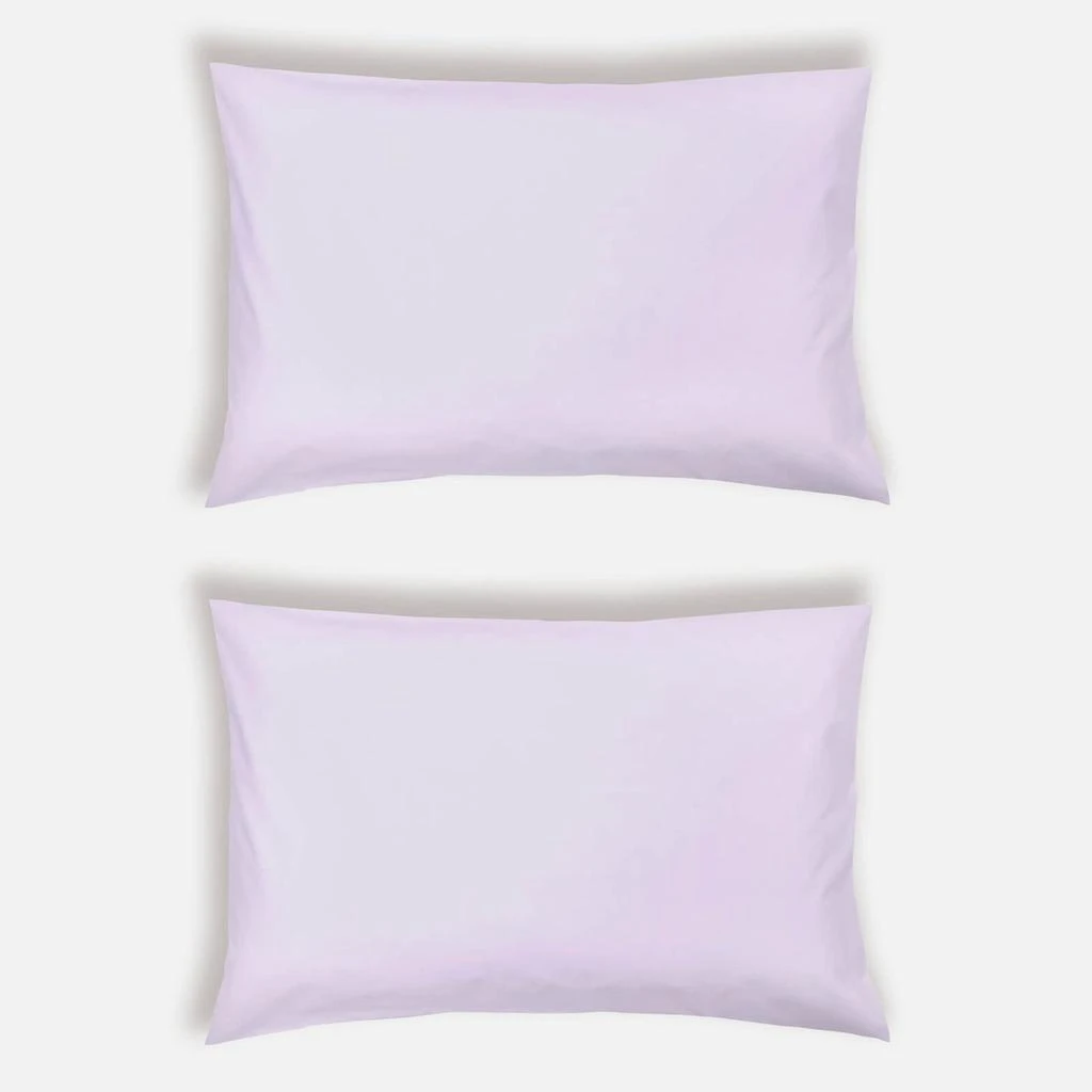 ïn home ïn home 200 Thread Count 100% Organic Cotton Pillowcase Pair - Lilac 1