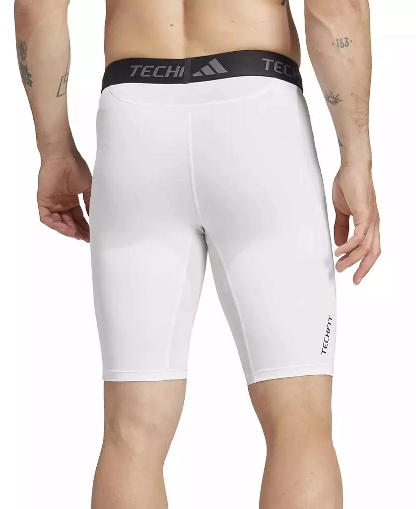 Adidas Men's Tech-Fit Logo Compression Shorts 2