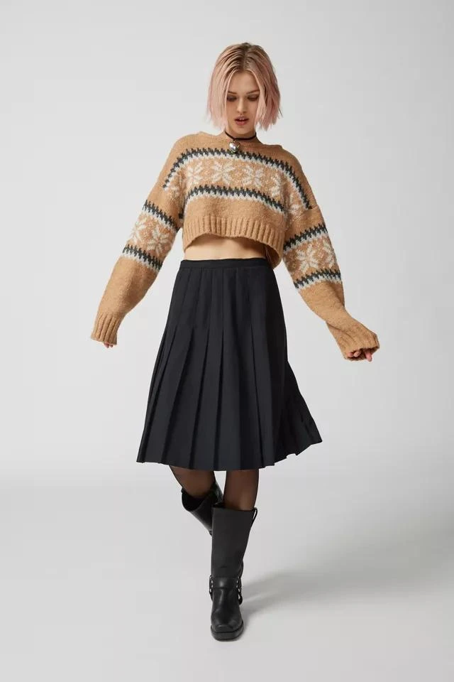 Urban Outfitters UO Turner Cropped Fair Isle Sweater 2
