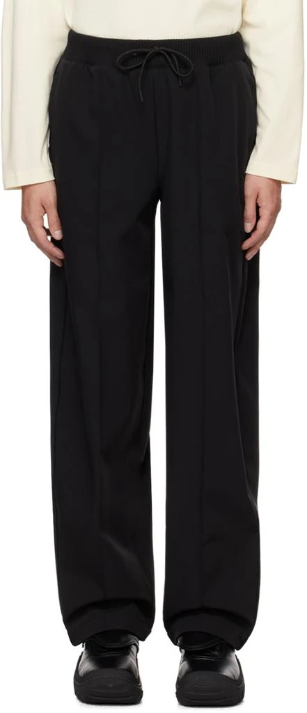 Han Kjobenhavn Black Wide Leg Track Pants - Pants - BeyondStyle