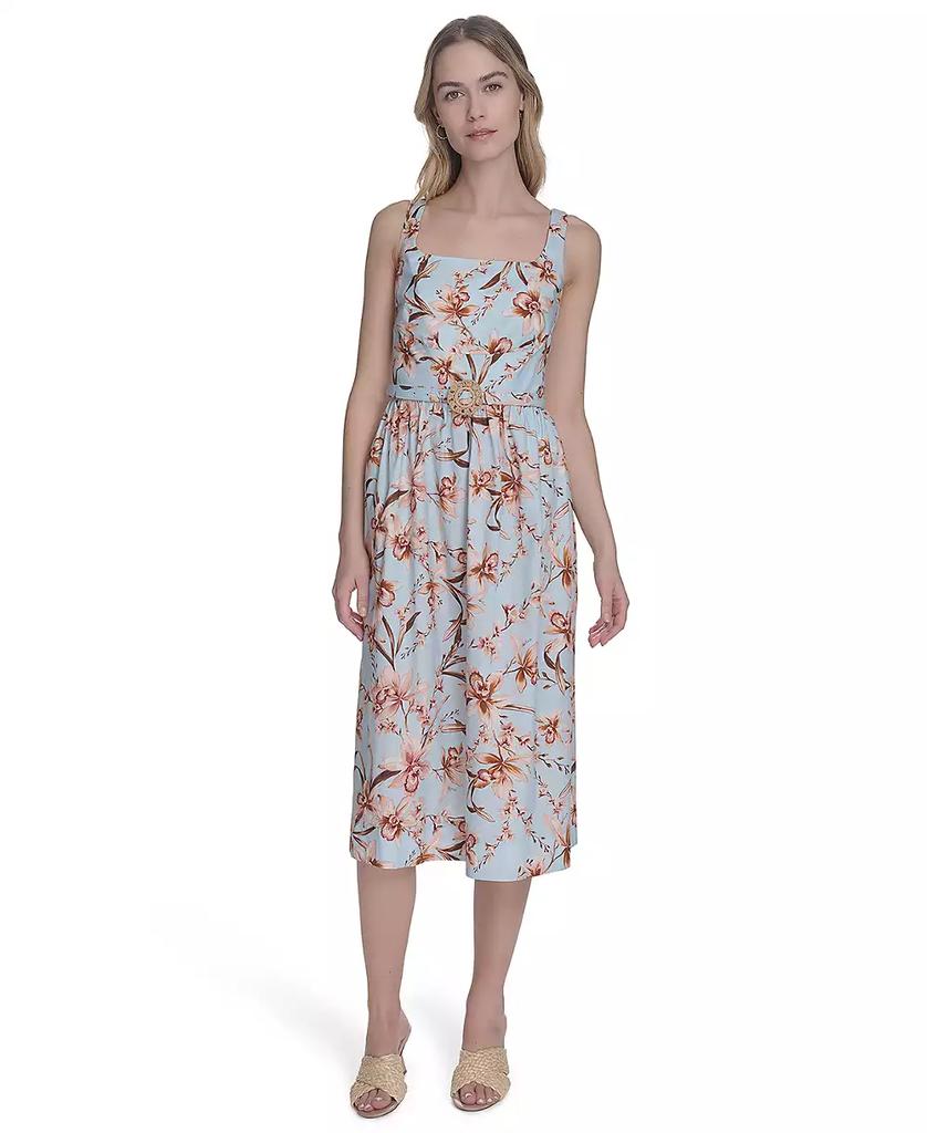 Eliza J Women's Cotton Sleeveless Midi Dress