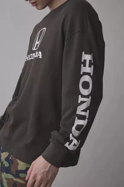 Urban Outfitters Honda Logo Graphic Thermal Long Sleeve Tee 4