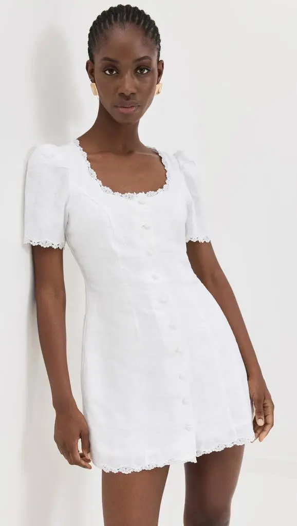 Reformation Anabella Linen Dress - Dresses & Skirts - Free Shipping - BeyondStyle Reformation Anabella Linen Dress - Dresses & Skirts - Free Shipping - BeyondStyle