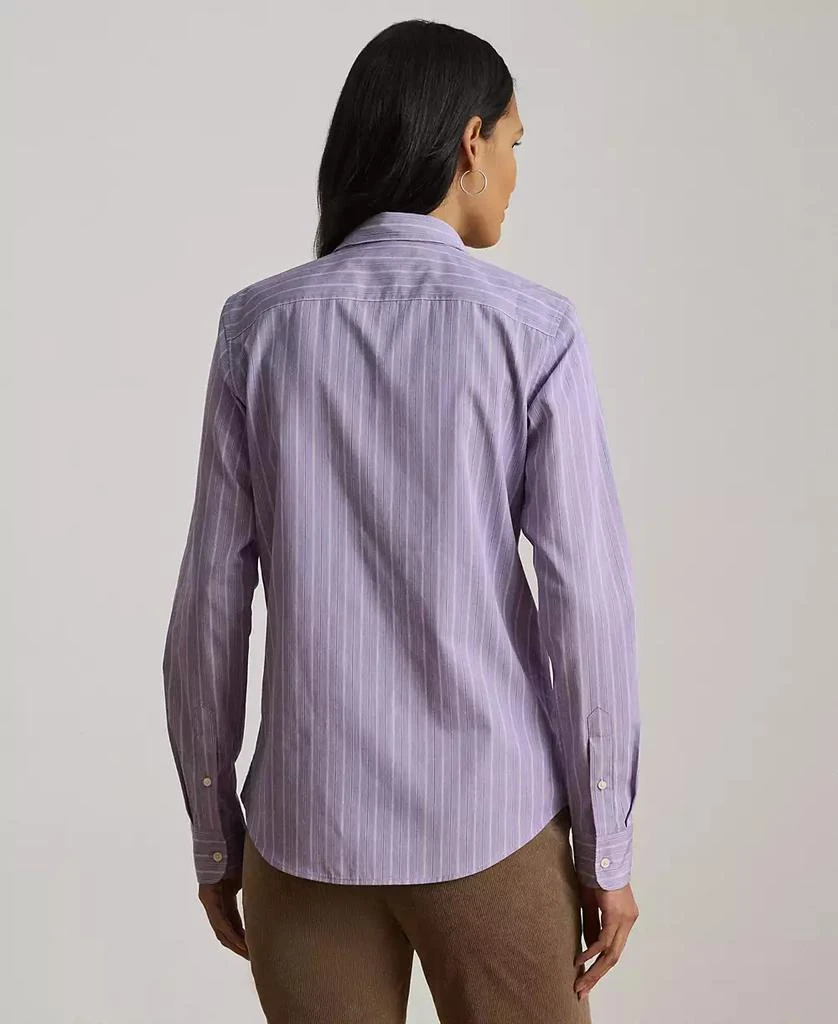 Ralph Lauren Women's Classic-Fit Striped Broadcloth Shirt 2