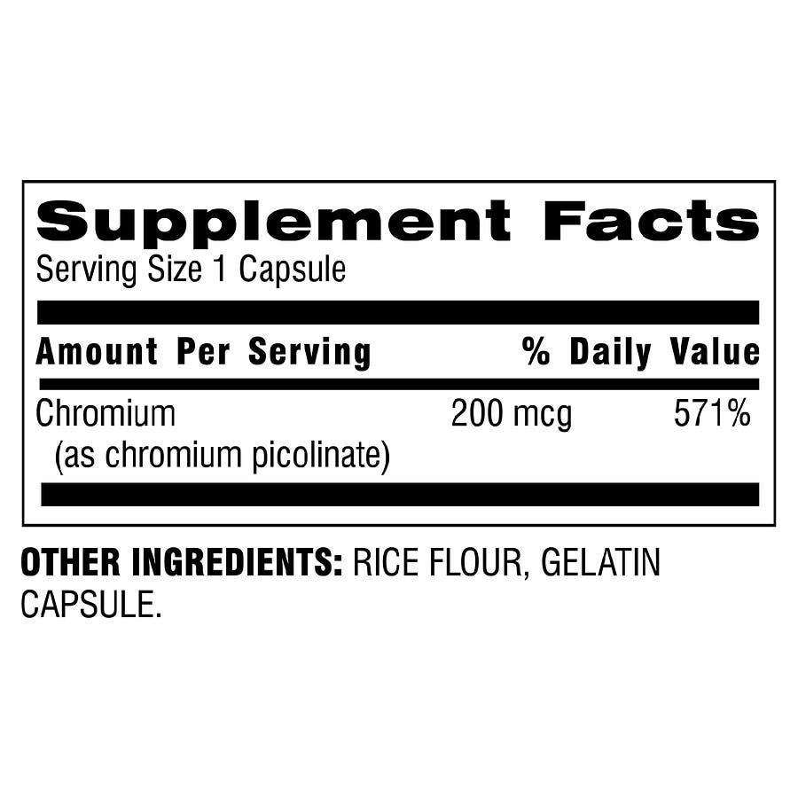 Botanic Choice Chromium Picolinate Capsules