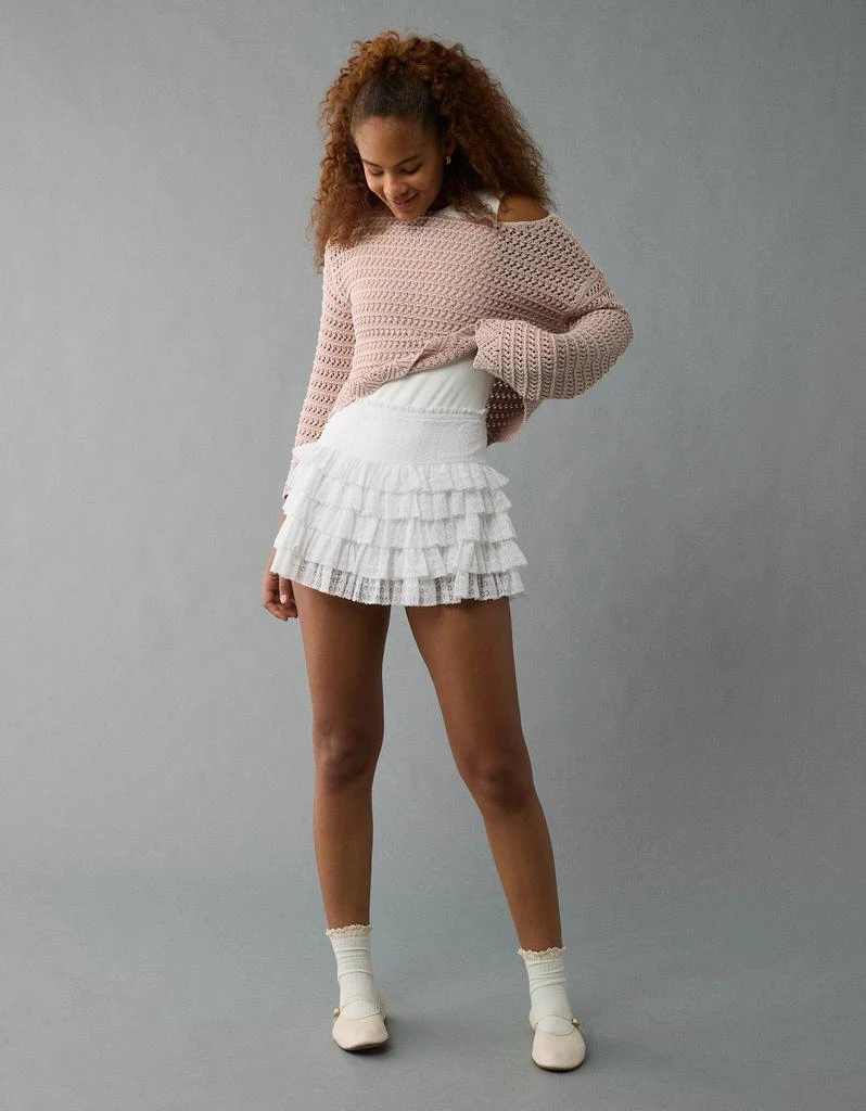 AE AE Ballet Neck Open Knit Sweater 5