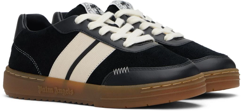 Palm Angels Kids Black Palm Beach University Sneakers 4