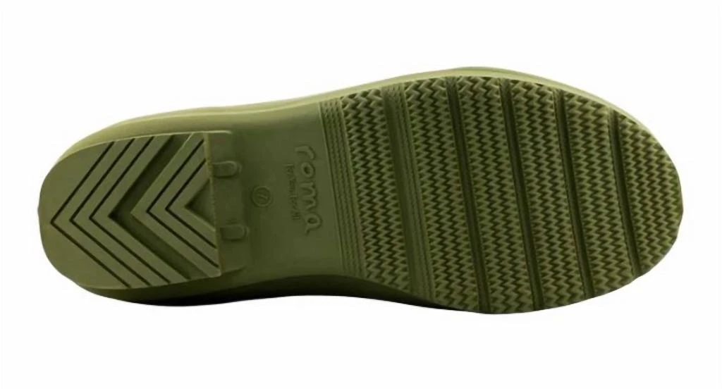 roma Women's Chelsea Rain Boots In Olive 4