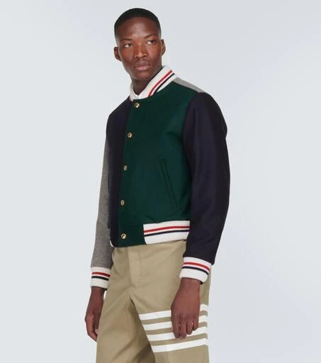 Thom Browne Virgin wool varsity jacket 3