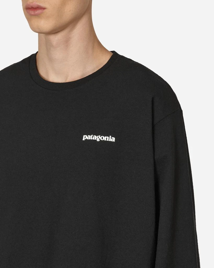 Patagonia P-6 Logo Responsibili Longsleeve T-Shirt Black 5