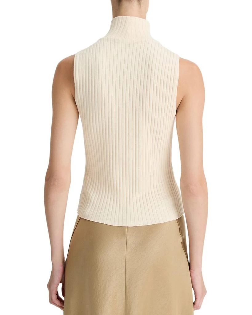 Vince Rib Sleeveless Turtleneck 2