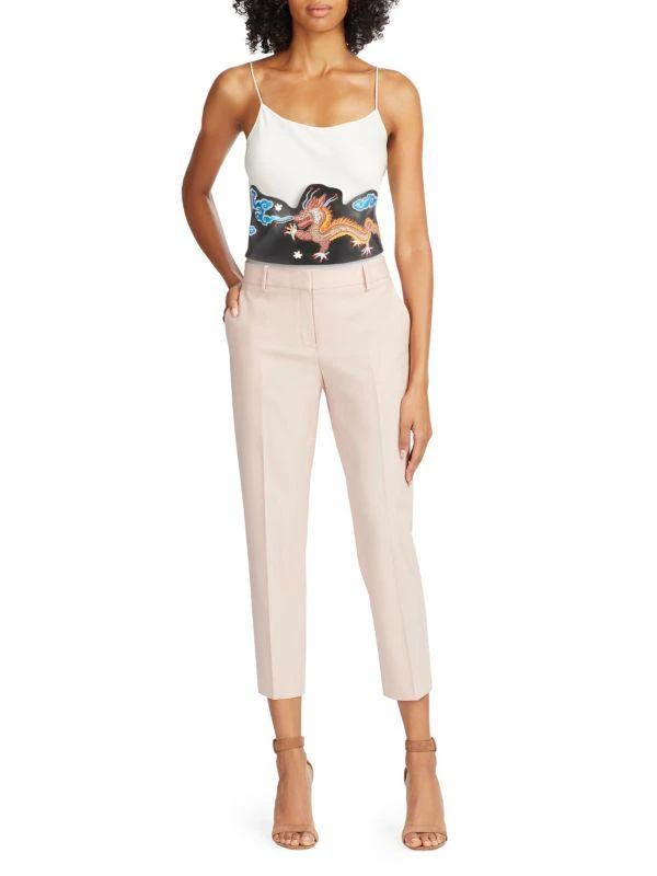 Valentino Dragon Embroidery Leather Belt 2