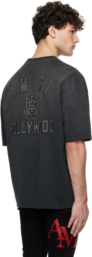 AMIRI Black 'MA Hollywood' Oversized T-shirt 3