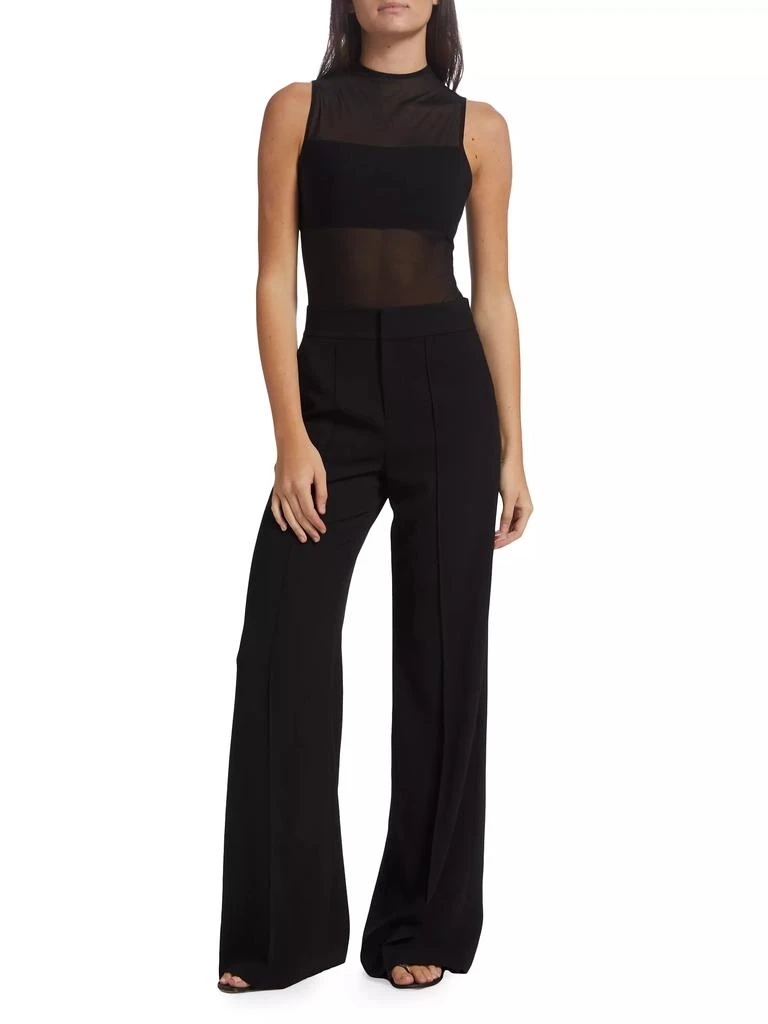 Alice + Olivia Nichol Mesh Mock Turtleneck Bodysuit 2