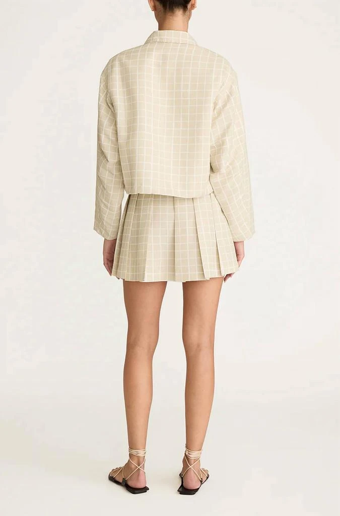 Rebecca Taylor Rebecca Taylor - Painterly Windowpane on Poly Faille Jacket 3