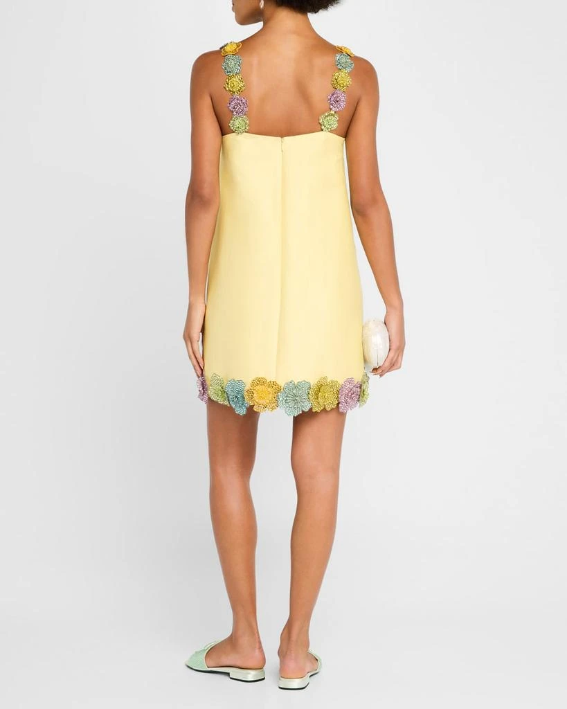 ALEMAIS Lolita Floral Beaded Mini Dress 3