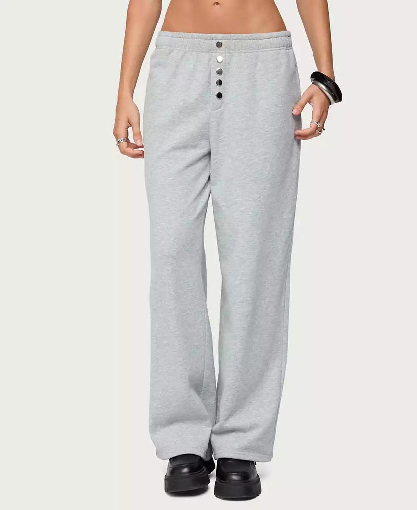 Edikted Women's Lorelle Wide Leg Sweatpants