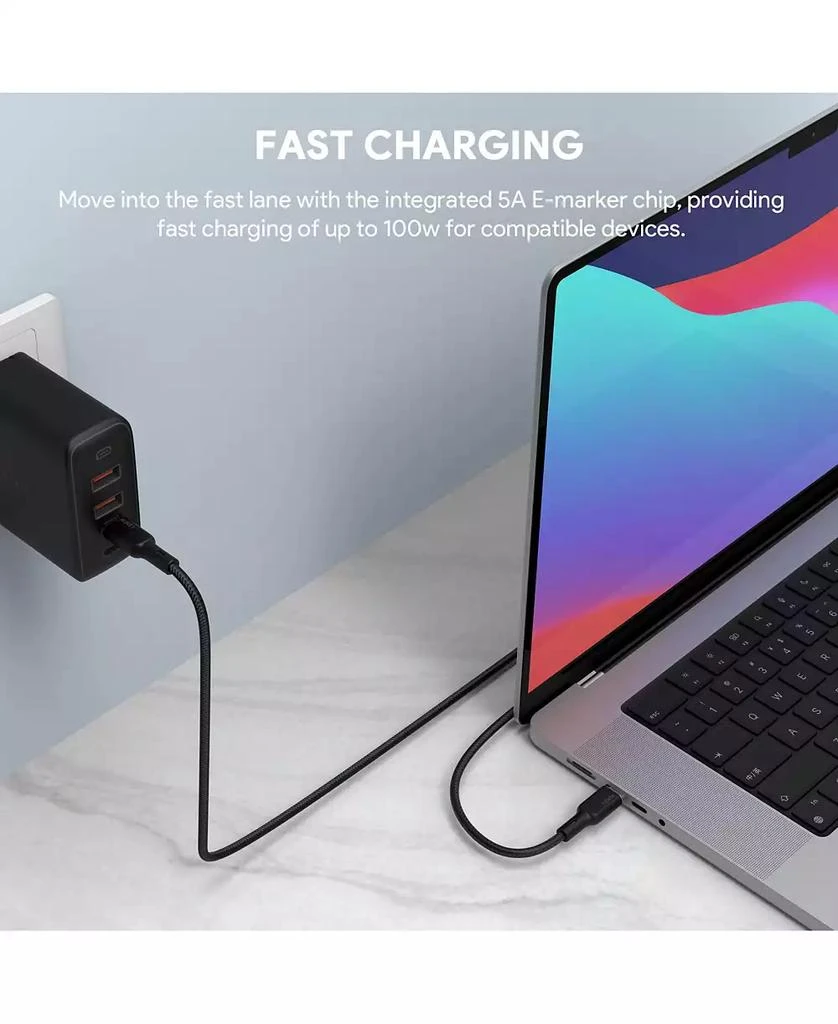 Aukey CB-KCC102 | 100W 1.8m USB-C to USB-C Cable 8