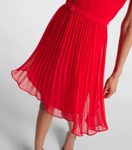 Self Portrait Off-shoulder chiffon minidress 5