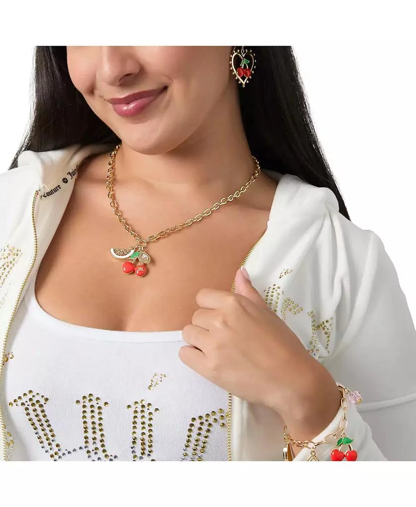 Juicy Couture Cherry 
Watermelon Charm Necklace - 18 + 2

 Chain 2