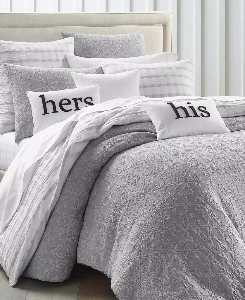 Charter Club Woven Tile 3-Pc. Comforter Set, King, Exclusively at Macy’s 4
