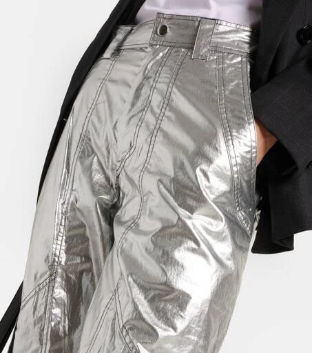 Isabel Marant Divina wide-leg cargo jeans 4