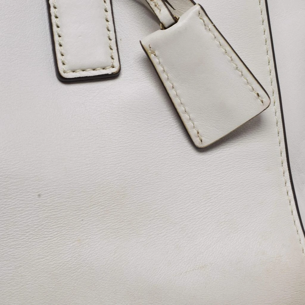 Michael Kors MICHAEL Michael Kors White Leather Hamilton East West Tote 11