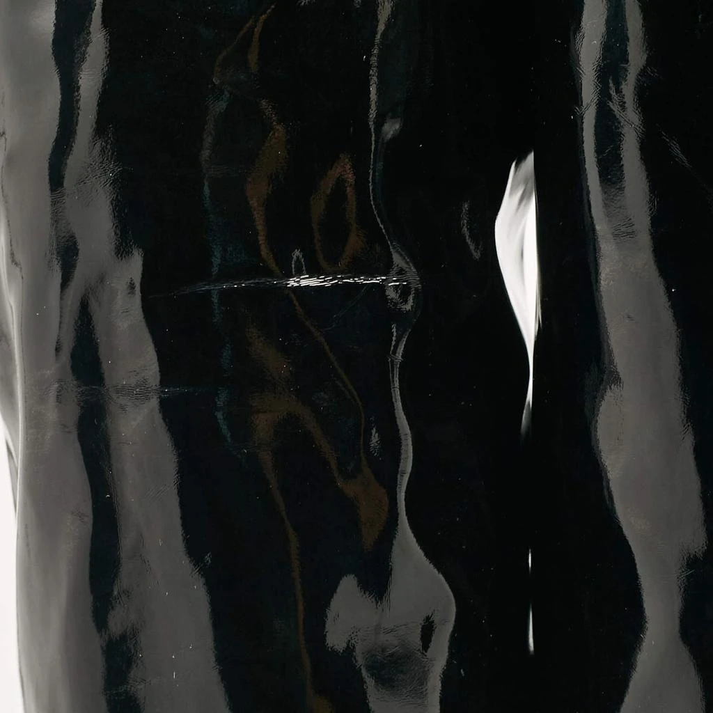Yves Saint Laurent Saint Laurent Black Patent Leather Thigh High Boots Size 38 10
