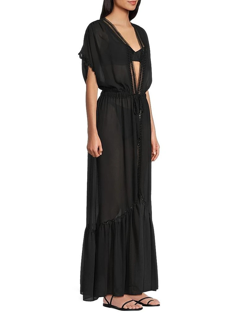 chinese dress ladies Ambar Draped V-Neck Maxi Dress main image 1