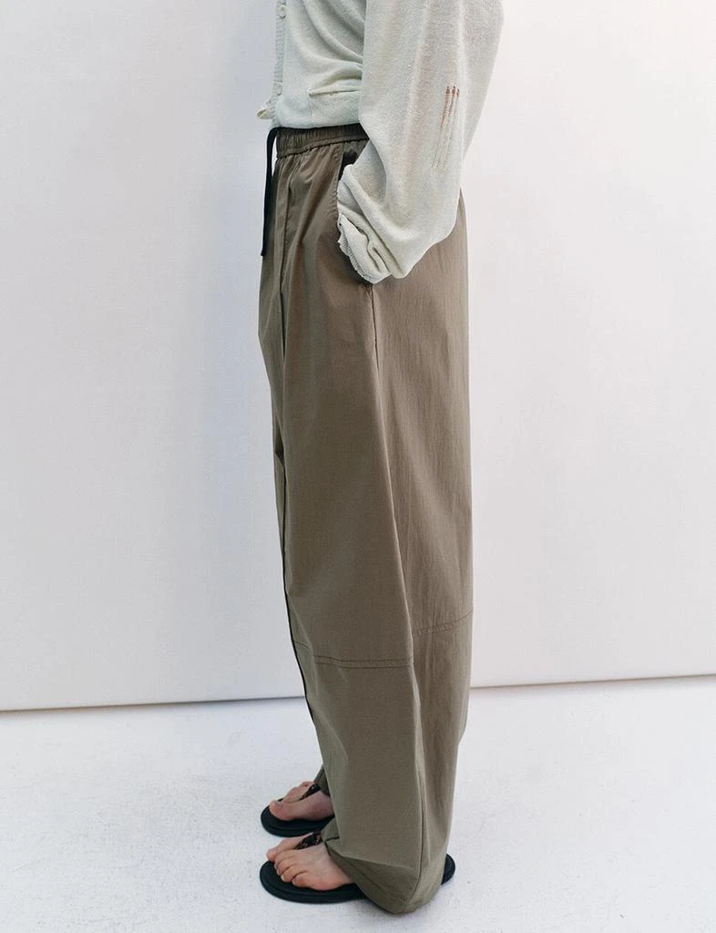 Pixie Market Olive Barrel Parachute Pants -PREORDER 4