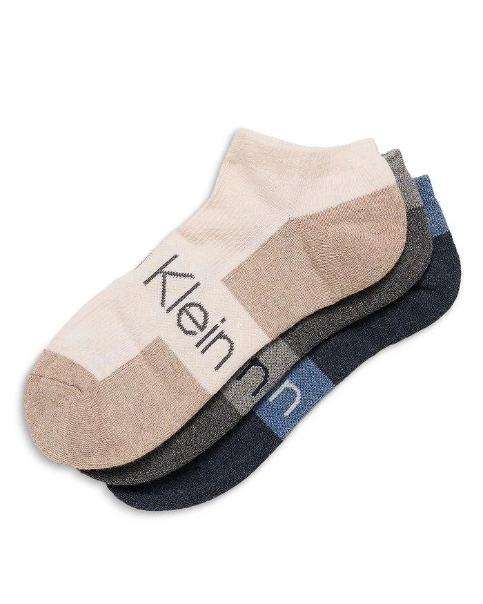 Calvin Klein Cushioned Athletic No Show Socks - 3 pk.