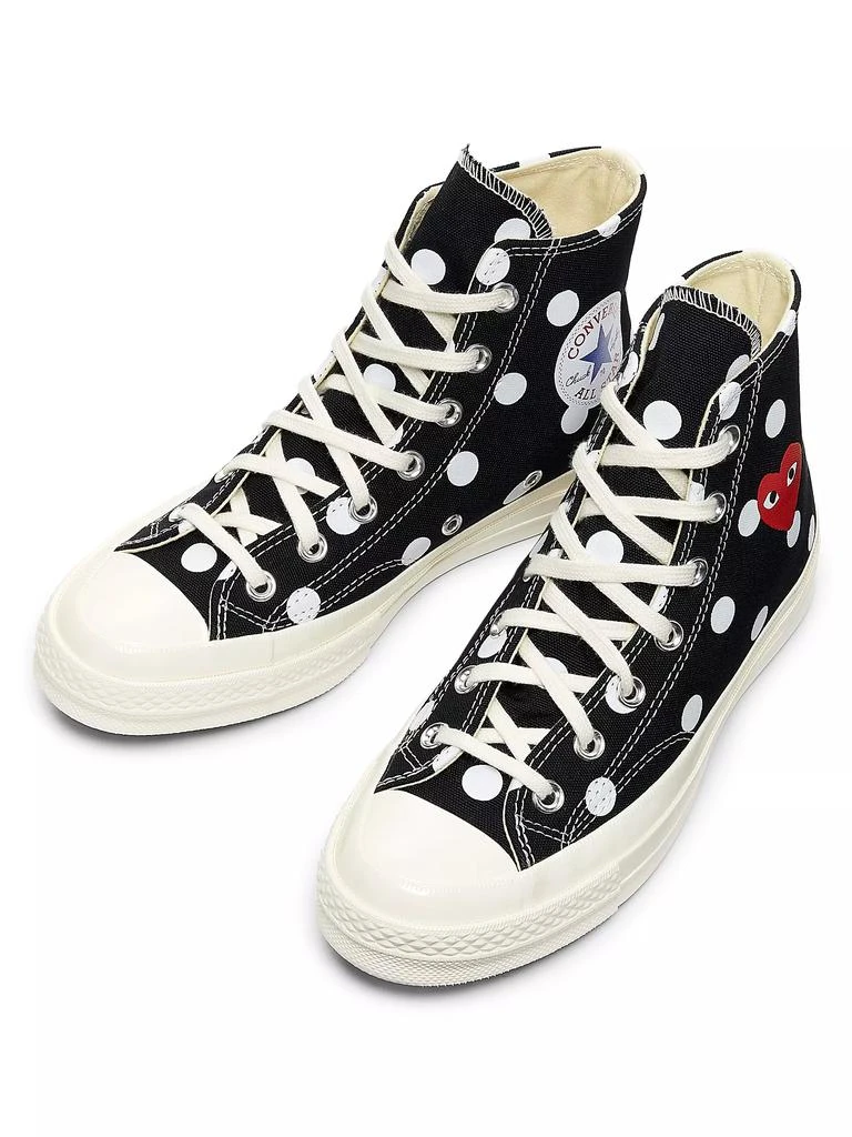 Comme des Garçons PLAY CdG Play x Converse Women's Polka Dot High-Top Sneakers 4